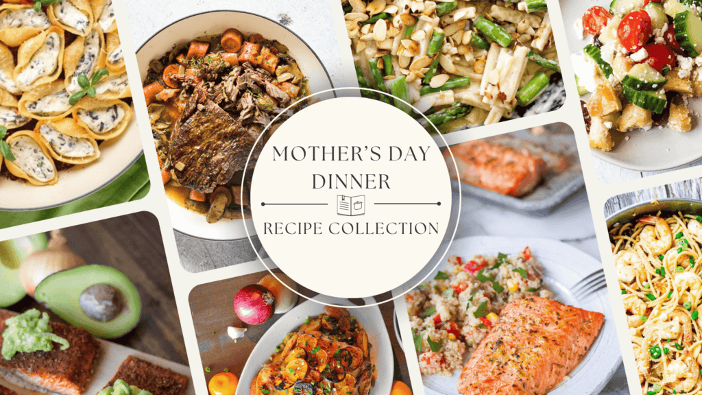 A collection of photos from the Mother's Day Dinners Recipe collection
