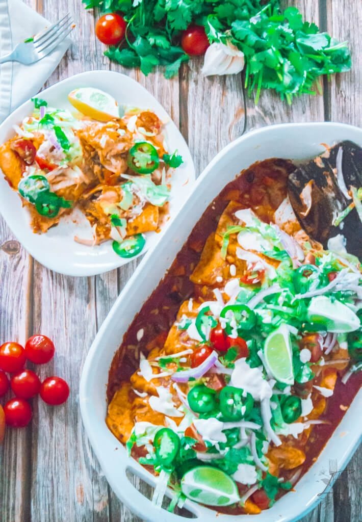 Beef and Sweet Potato Enchiladas